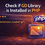Check if GD library is installed in PHP (phpinfo and extension_loaded)