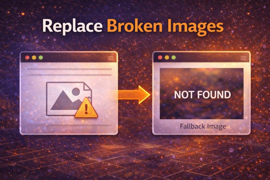 Replace Broken Images Automatically with JavaScript