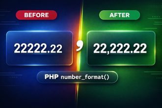 Add commas to numbers in PHP using number_format()