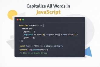 Capitalize all words in JavaScript with a ucwords-style function