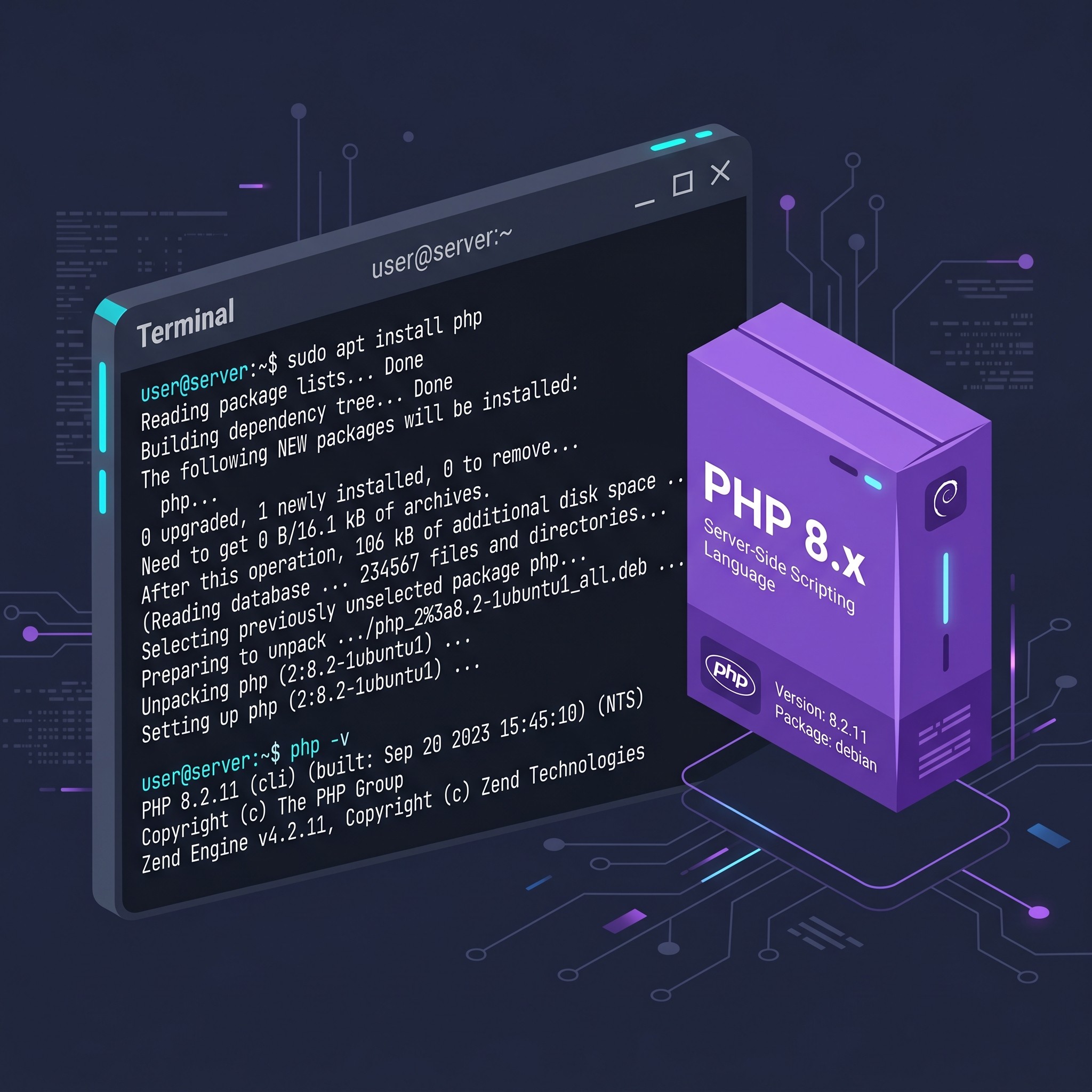 How to Install PHP on Ubuntu 22.04 & 24.04 | how7o