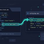 Laravel get config variable — config() helper and Config facade resolving dotted keys