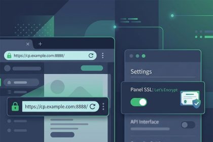 aaPanel domain and Let's Encrypt SSL setup — secure the control panel