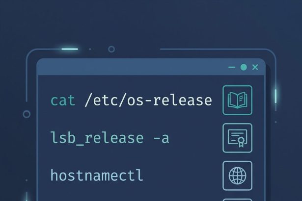 Check Linux OS name and version from the command line