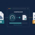 JPEG photo shrinking from 4MB to under 100KB in a browser compressor