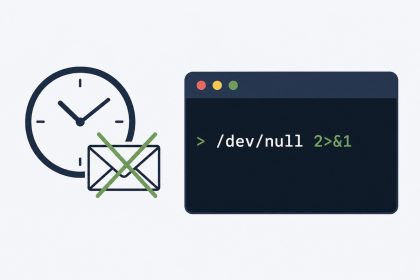 Stop cron job output and the resulting email spam
