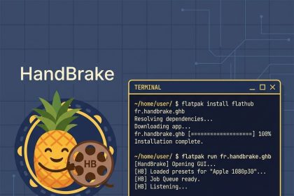 Install HandBrake CLI on Linux with Flatpak