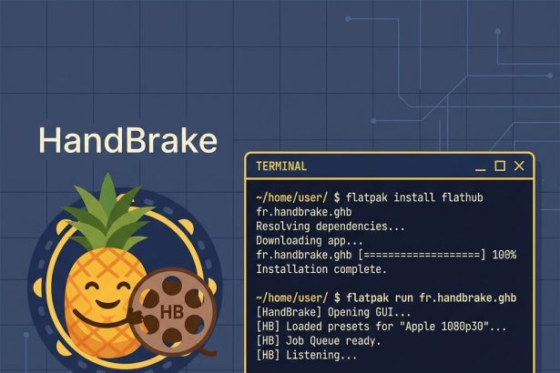 Install HandBrake CLI on Linux with Flatpak