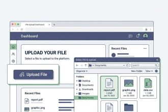 Open a file selection dialog from a button click