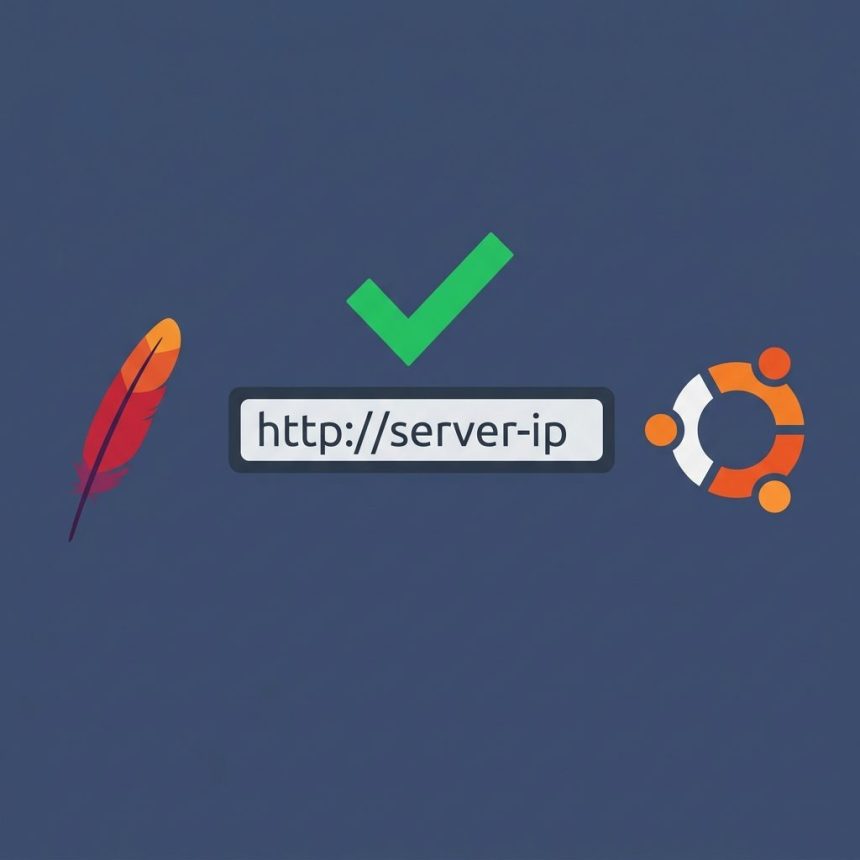 Install the Apache web server on Ubuntu