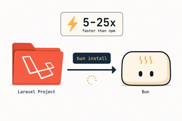 Bun runtime — faster JS toolkit replacing npm in Laravel projects