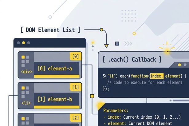 Get the index in a jQuery each loop