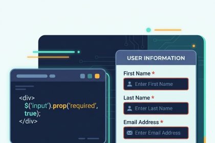 jQuery add required attribute to input fields — .prop() method