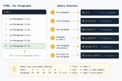 Select the last child element with jQuery