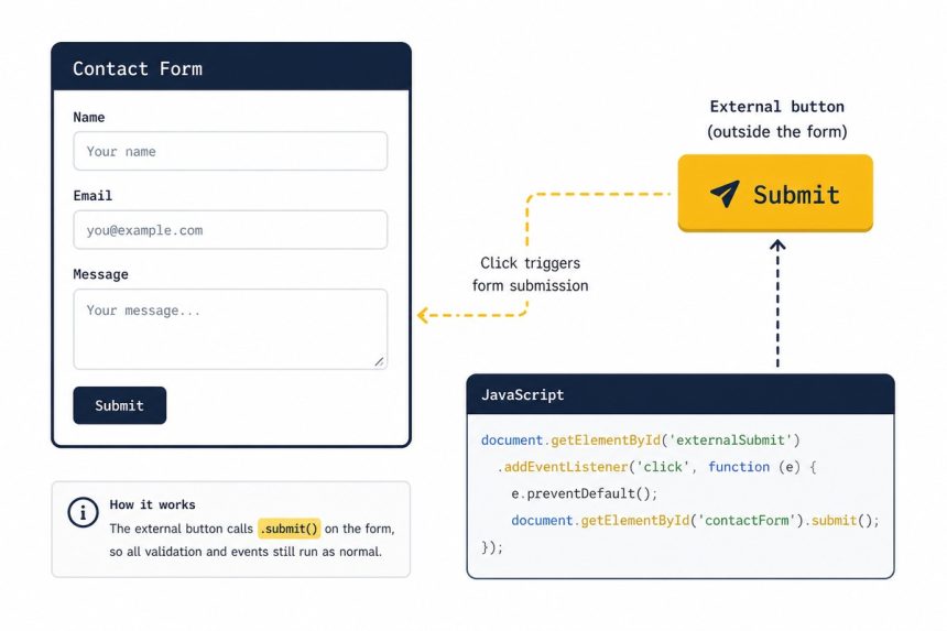 Submit a form with jQuery
