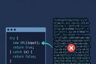 JavaScript check valid URL — URL constructor vs regex