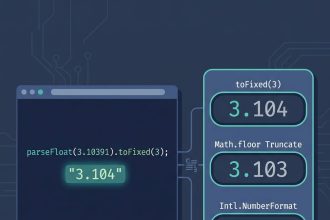 JavaScript format number with decimals — toFixed, Math.floor, and Intl.NumberFormat