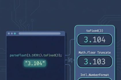 JavaScript format number with decimals — toFixed, Math.floor, and Intl.NumberFormat