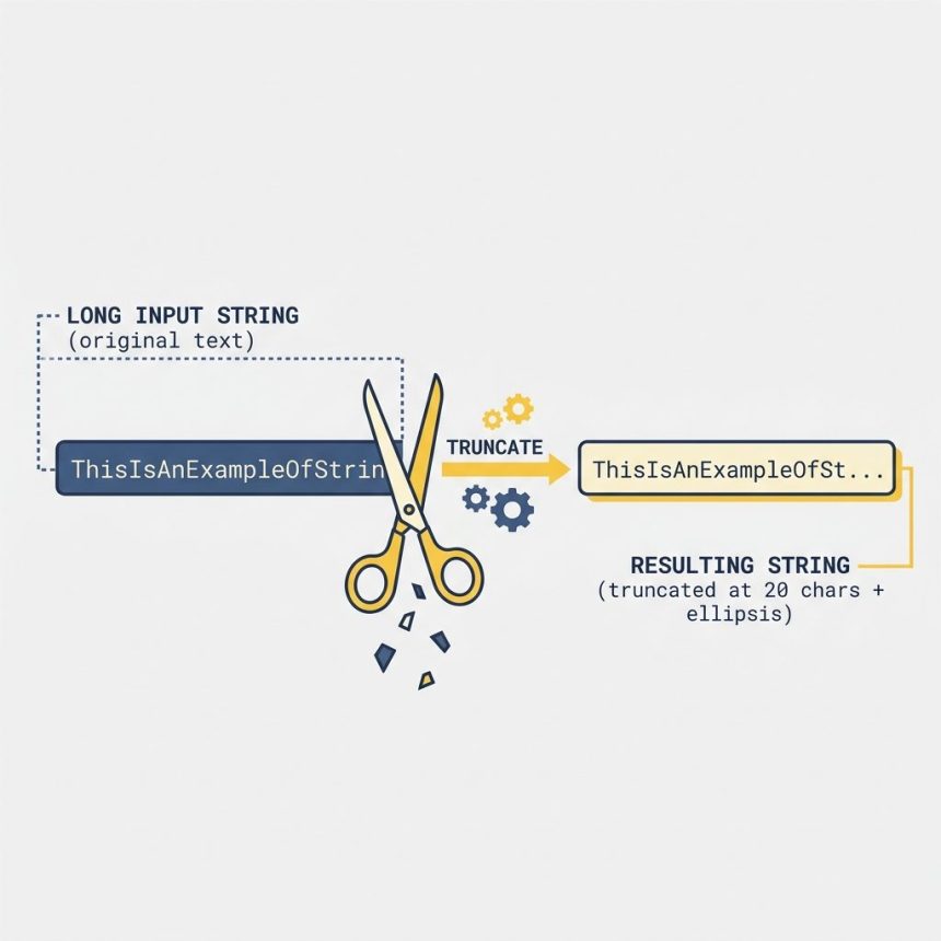 Keep the first N characters of a JavaScript string with slice