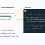 Select all text in a contenteditable div on click