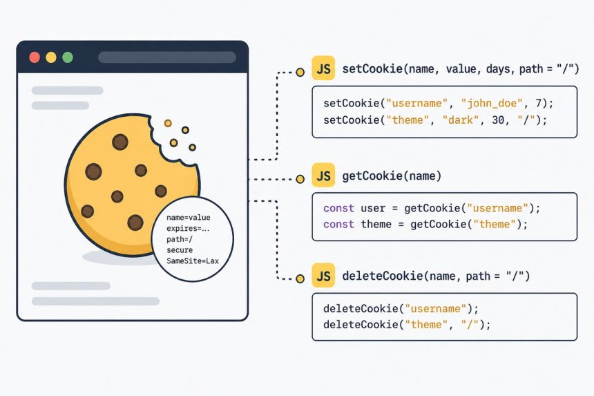 Set and get cookies with JavaScript