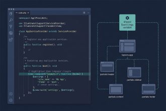 Laravel global variable for views — View::share in AppServiceProvider and View::composer wildcard patterns