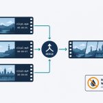 Multiple video clips merging into a single file in the browser