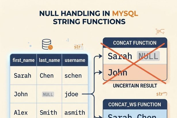 Fix MySQL CONCAT returning NULL with COALESCE or CONCAT_WS