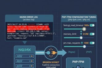 Nginx 502 with recv() failed 104 connection reset — PHP-FPM timeout and memory tuning
