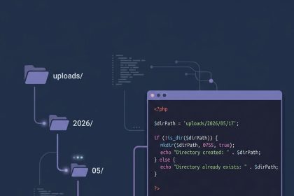 Create a folder in PHP if it does not already exist