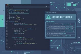 Display PHP errors — ini_set + php.ini configuration