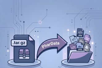 Extract a .tar.gz archive in PHP with PharData