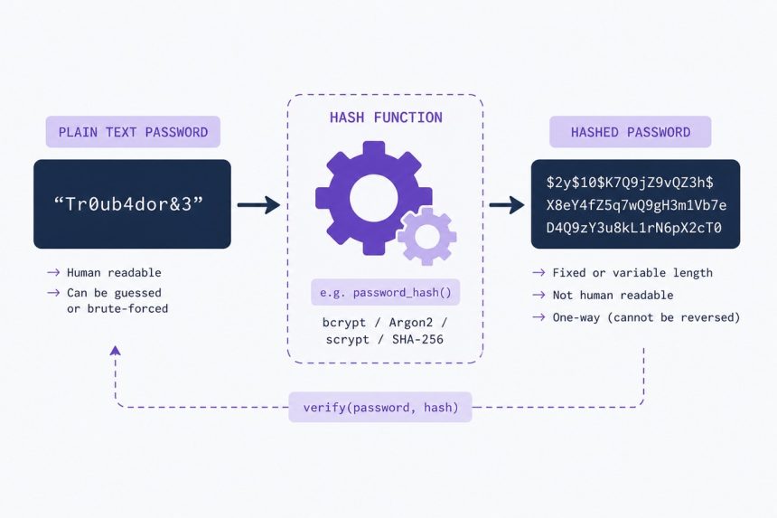Securely hash passwords in PHP with password_hash