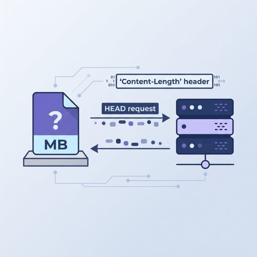 Get a remote file size from URL in PHP with get_headers