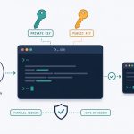 SSH key authentication — keypair, terminal window, lockout-protection parallel session