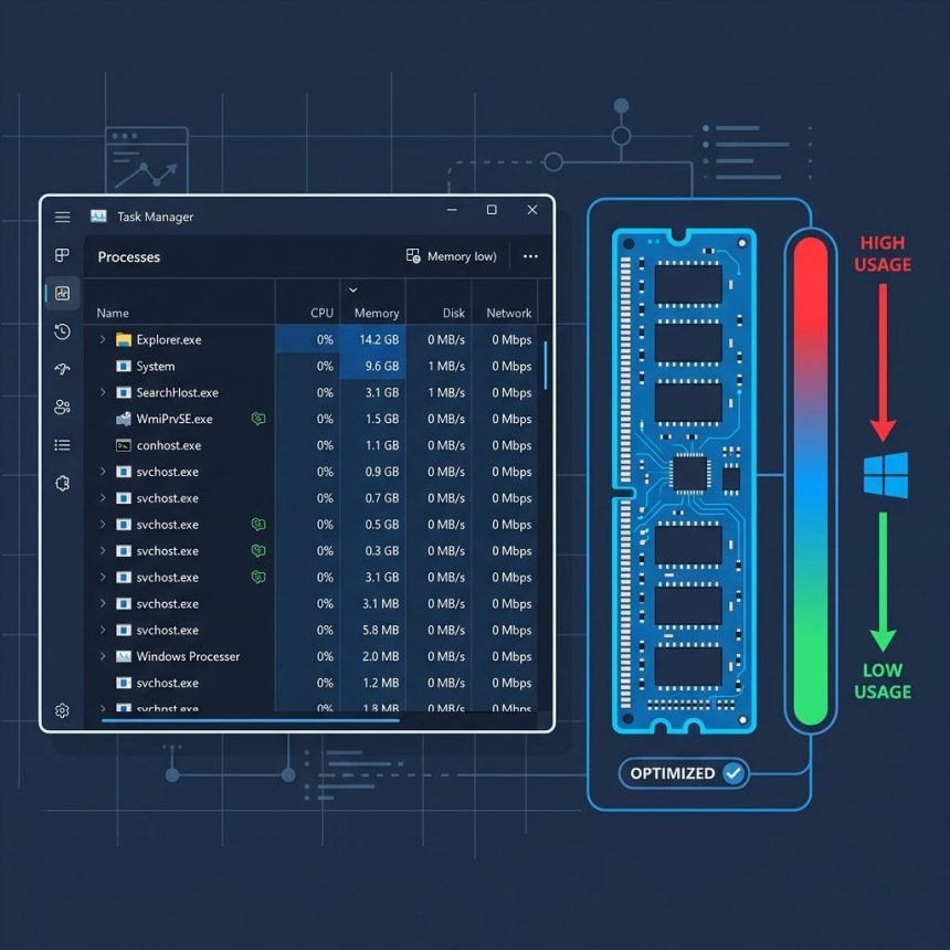 Reduce high memory usage on Windows 11