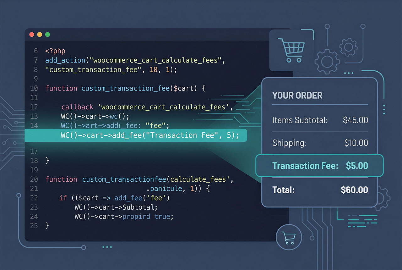 woocommerce add fee — cart_calculate_fees hook fires on every recalculation with context conditions