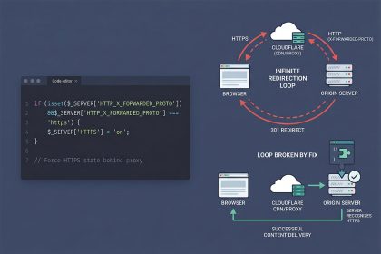 WordPress too many redirects HTTPS — Cloudflare flexible SSL loop and the wp-config fix