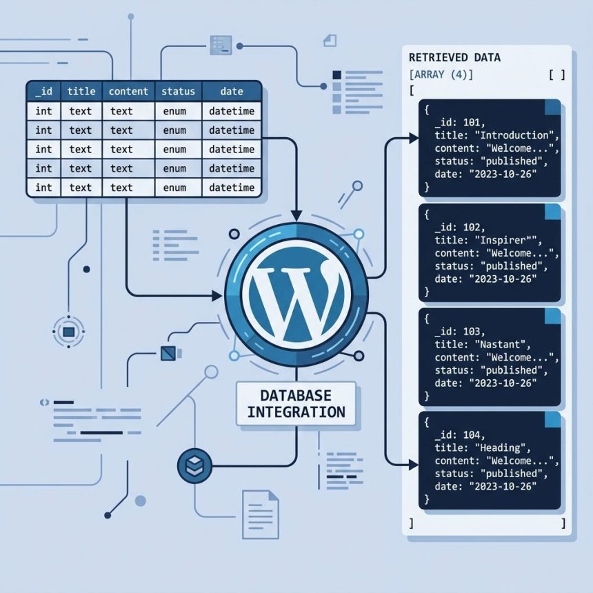 WordPress wpdb get_results returns multiple rows