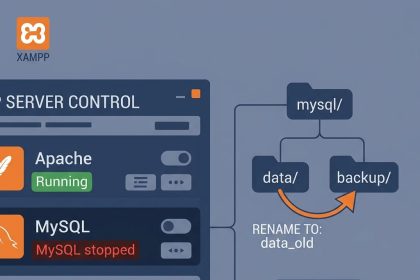 Fix XAMPP MySQL shutdown unexpectedly error
