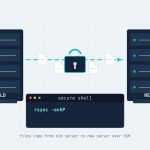 Migrate a website to a new server with rsync — files copying from an old server to a new one over SSH